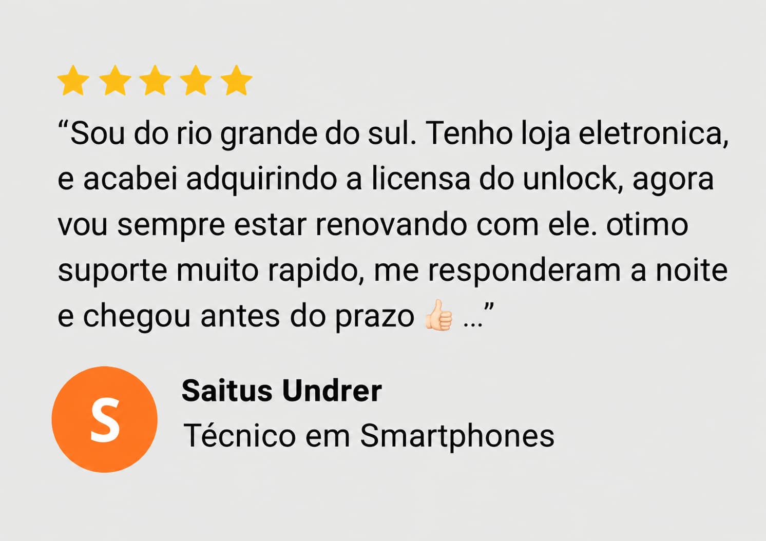 10 depoimento unlocktool