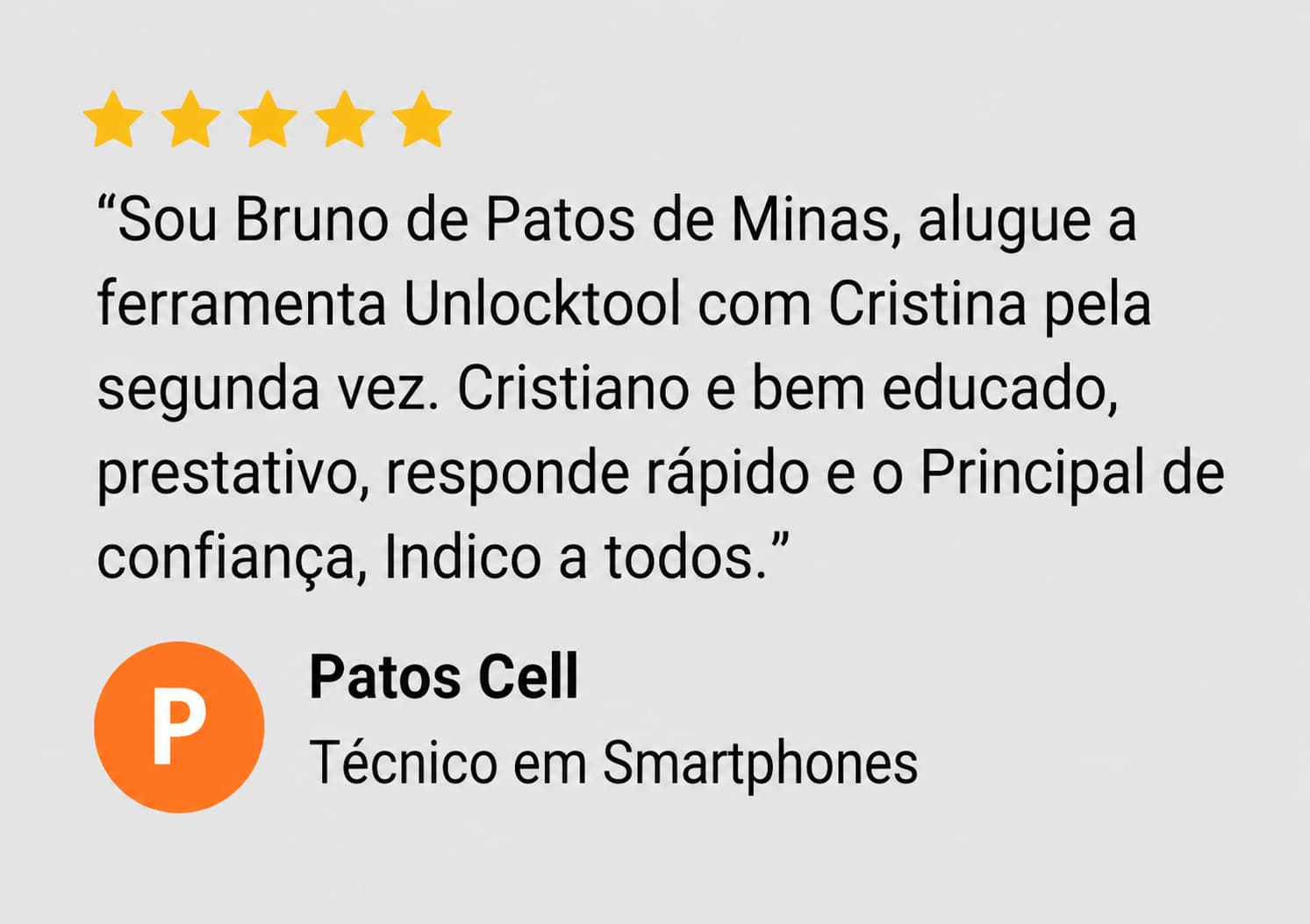 8 depoimento unlocktool